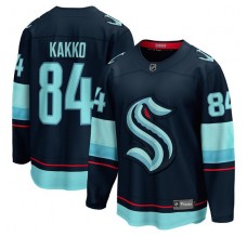 Pánské Dres Seattle Kraken Kaapo Kakko 84 Modrá Breakaway Domácí