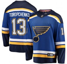 Pánské Dres St. Louis Blues Alexey Toropchenko 13 Modrá Breakaway Domácí