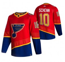 Pánské Dres St. Louis Blues Brayden Schenn 10 2020-21 Reverse Retro Červená Authentic