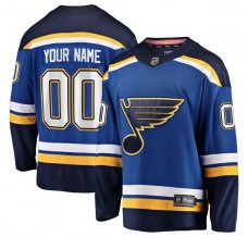 Pánské Dres St. Louis Blues Custom Modrá Breakaway Domácí