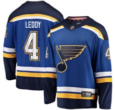 Pánské Dres St. Louis Blues Nick Leddy 4 Modrá Breakaway Domácí