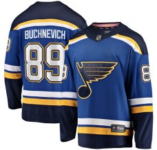 Pánské Dres St. Louis Blues Pavel Buchnevich 89 Modrá Breakaway Domácí