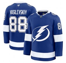 Pánské Dres Tampa Bay Lightning Andrei Vasilevskiy 88 Modrá Premium Domácí