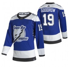 Pánské Dres Tampa Bay Lightning Barclay Goodrow 19 2020-21 Reverse Retro Modrá Authentic