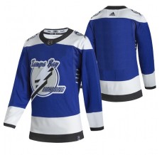 Pánské Dres Tampa Bay Lightning Blank 2020-21 Reverse Retro Modrá Authentic