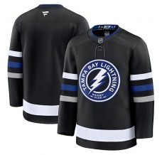 Pánské Dres Tampa Bay Lightning Blank Černá Premium Alternativní