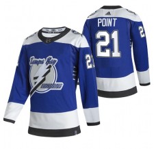 Pánské Dres Tampa Bay Lightning Brayden Point 21 2020-21 Reverse Retro Modrá Authentic
