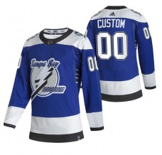 Pánské Dres Tampa Bay Lightning Custom 2020-21 Reverse Retro Modrá Authentic