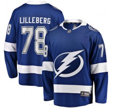 Pánské Dres Tampa Bay Lightning Emil Lilleberg 78 Modrá Premier Breakaway Domácí