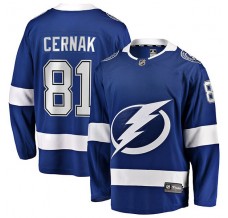 Pánské Dres Tampa Bay Lightning Erik Cernak 81 Modrá Breakaway Domácí