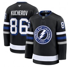 Pánské Dres Tampa Bay Lightning Nikita Kucherov 86 Černá Premium Alternativní