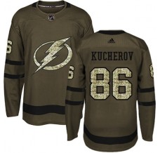 Pánské Dres Tampa Bay Lightning Nikita Kucherov 86 Maskáčová Zelená Authentic
