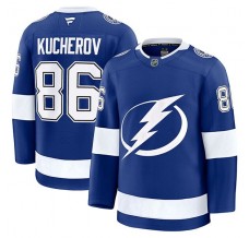Pánské Dres Tampa Bay Lightning Nikita Kucherov 86 Modrá Premium Domácí