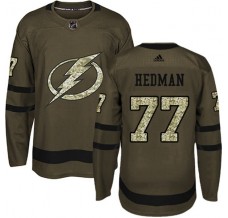 Pánské Dres Tampa Bay Lightning Victor Hedman 77 Maskáčová Zelená Authentic