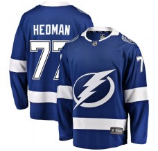 Pánské Dres Tampa Bay Lightning Victor Hedman 77 Modrá Breakaway Domácí