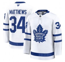Pánské Dres Toronto Maple Leafs Auston Matthews 34 Bílá Premium Venkovní