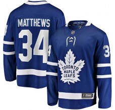 Pánské Dres Toronto Maple Leafs Auston Matthews 34 Modrá Breakaway Domácí