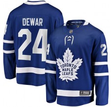Pánské Dres Toronto Maple Leafs Connor Dewar 24 Modrá Premier Breakaway Domácí