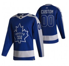Pánské Dres Toronto Maple Leafs Custom 2020-21 Reverse Retro Modrá Authentic