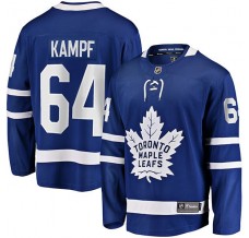 Pánské Dres Toronto Maple Leafs David Kampf 64 Modrá Premier Breakaway Domácí