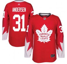 Pánské Dres Toronto Maple Leafs Frederik Andersen 31 Červená Authentic Alternativní