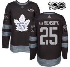 Pánské Dres Toronto Maple Leafs James Van Riemsdyk 25 1917-2017 100th Anniversary Patch Černá Authentic
