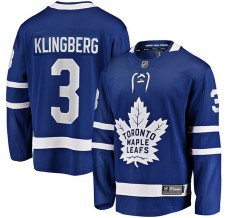 Pánské Dres Toronto Maple Leafs John Klingberg 3 Modrá Breakaway Domácí