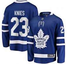 Pánské Dres Toronto Maple Leafs Matthew Knies 23 Modrá Premier Breakaway Domácí