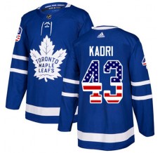 Pánské Dres Toronto Maple Leafs Nazem Kadri 43 USA Flag Fashion Modrá Authentic