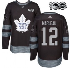 Pánské Dres Toronto Maple Leafs Patrick Marleau 12 1917-2017 100th Anniversary Patch Černá Authentic