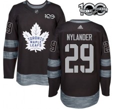 Pánské Dres Toronto Maple Leafs William Nylander 29 1917-2017 100th Anniversary Patch Černá Authentic