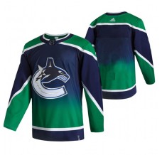 Pánské Dres Vancouver Canucks Blank 2020-21 Reverse Retro Zelená Authentic