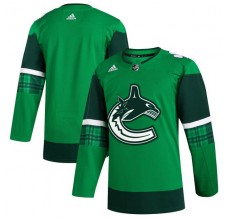 Pánské Dres Vancouver Canucks Blank 2023 St. Patrick's Day Primegreen Zelená Authentic Alternativní