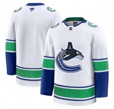 Pánské Dres Vancouver Canucks Blank Bílá Premium Venkovní