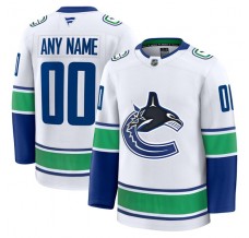 Pánské Dres Vancouver Canucks Custom Bílá Premium Venkovní