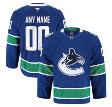 Pánské Dres Vancouver Canucks Custom Modrá Authentic Pro Domácí