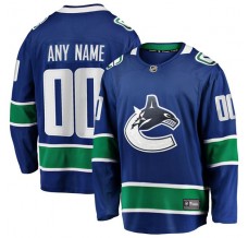 Pánské Dres Vancouver Canucks Custom Modrá Breakaway Domácí