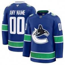 Pánské Dres Vancouver Canucks Custom Modrá Premium Domácí