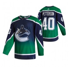 Pánské Dres Vancouver Canucks Elias Pettersson 40 2020-21 Reverse Retro Zelená Authentic