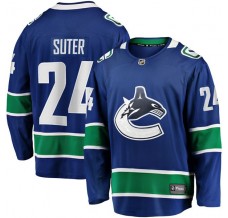Pánské Dres Vancouver Canucks Pius Suter 24 Modrá Premier Breakaway Domácí