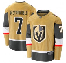 Pánské Dres Vegas Golden Knights Alex Pietrangelo 7 Zlatá Breakaway Domácí