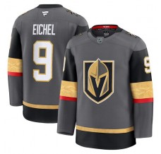 Pánské Dres Vegas Golden Knights Jack Eichel 9 Šedá Premium Alternativní