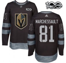 Pánské Dres Vegas Golden Knights Jonathan Marchessault 81 1917-2017 100th Anniversary Patch Černá Authentic