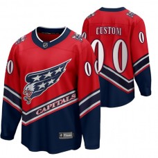 Pánské Dres Washington Capitals Custom 2020-21 Reverse Retro Červená Authentic