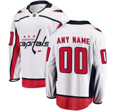 Pánské Dres Washington Capitals Custom Bílá Breakaway Venkovní