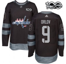 Pánské Dres Washington Capitals Dmitry Orlov 9 1917-2017 100th Anniversary Patch Černá Authentic