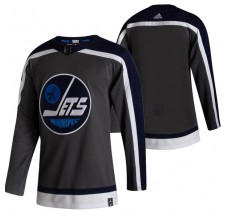 Pánské Dres Winnipeg Jets Blank 2020-21 Reverse Retro Černá Authentic