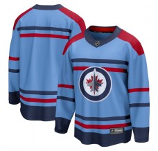 Pánské Dres Winnipeg Jets Blank Anniversary Modrá Premier Breakaway Alternativní
