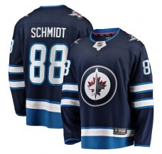 Pánské Dres Winnipeg Jets Nate Schmidt 88 Námořnická Modrá Premier Breakaway Domácí