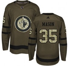 Pánské Dres Winnipeg Jets Steve Mason 35 Maskáčová Zelená Authentic